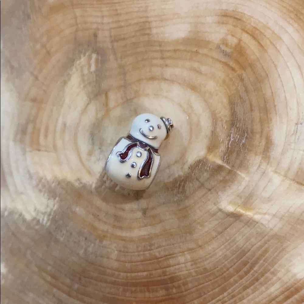 Authentic Pandora snowman charm